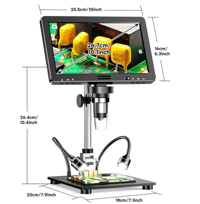 Микроскоп DM13 для пайки, электроники,монет,ювелирных изделий