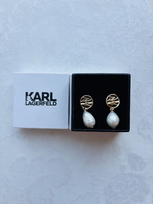 Wiszące kolczyki Karl Lagerfeld