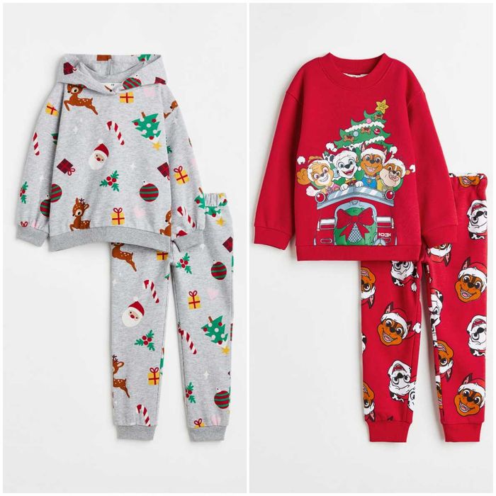 Костюм H&M 1-8 років Новорічний Різдвяний Кофта Худі Штани