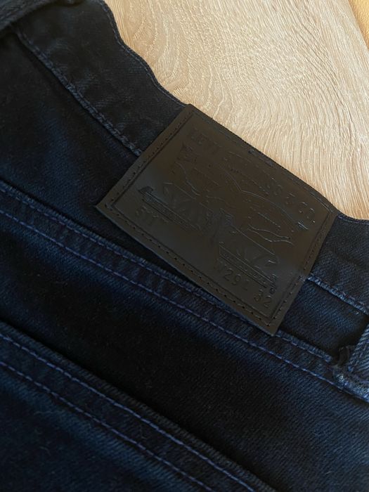 Spodnie sztruksowe Levi Strauss & Co męskie czarne 511