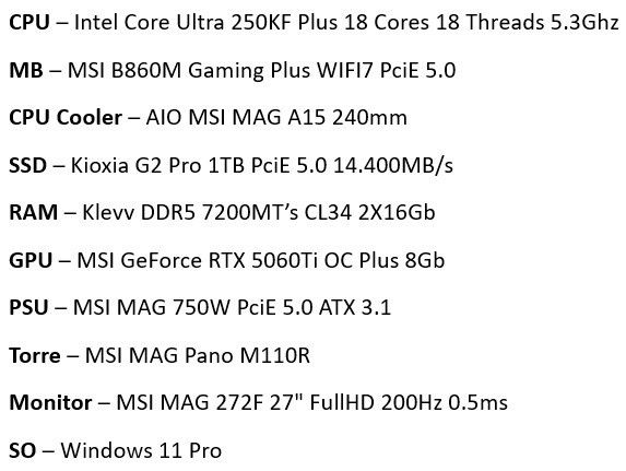 Computador PC Gaming Trabalho Estudo Produtividade