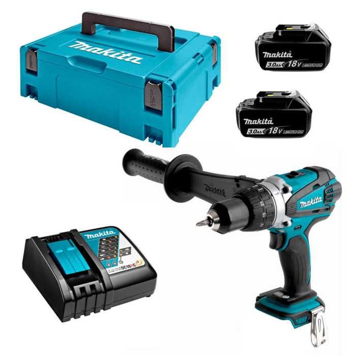 Дриль-шуроповерт Makita DDF458RFJ 18 V