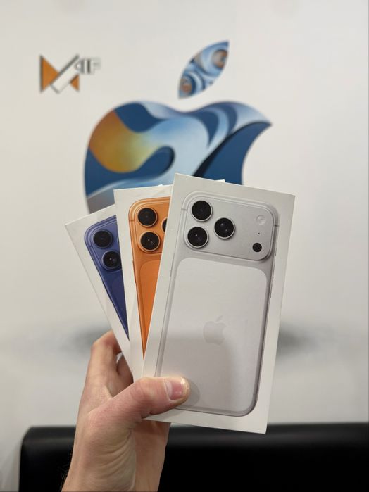 New Apple iPhone 17 Pro Max 256/512gb 1/2tb Blue Orange Silver 1550$