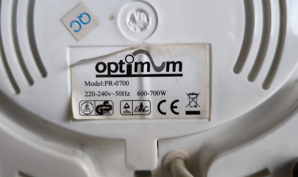 Parowar Optimum model PR-0700
