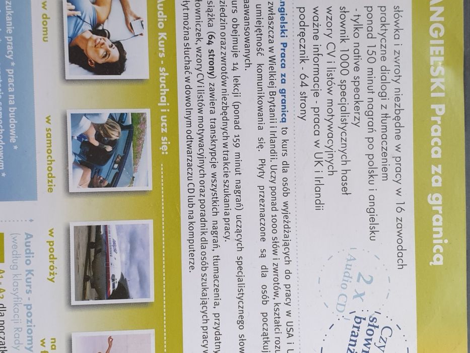 Audio kurs j.angielskiego - 2 cd Audio.