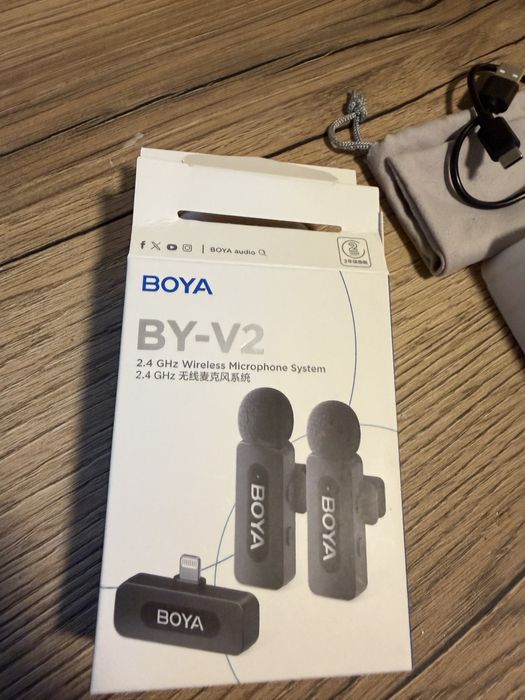 Zestaw Mikrofon boya - by-v2