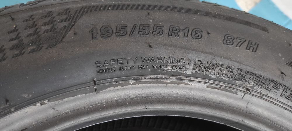 05 Opony Letnie Bridgestone 195/55/16 Bardzo Ładne