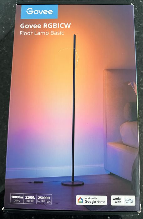 Candeeiro de pé Govee com caixa completa