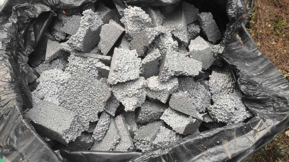 Styropian grafitowy- czyste odpady za darmo