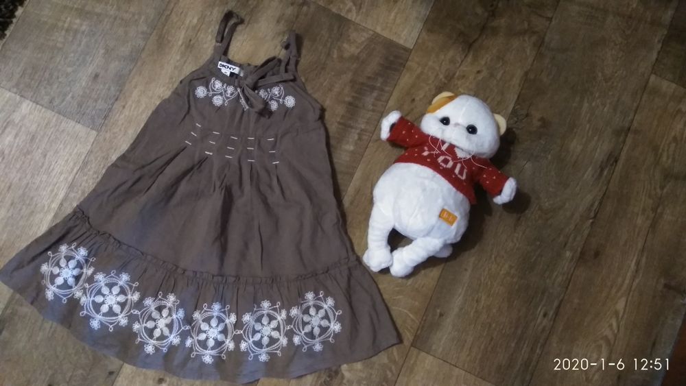 Стильное платье сарафан на возраст 3-4 года