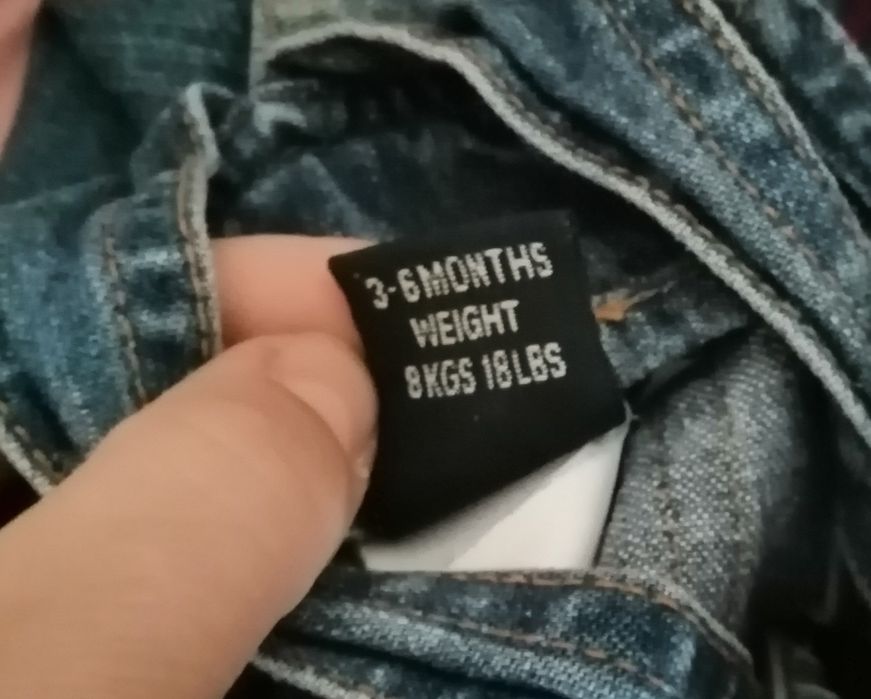 Spodnie NEXT ogrodniczki 3-6 M