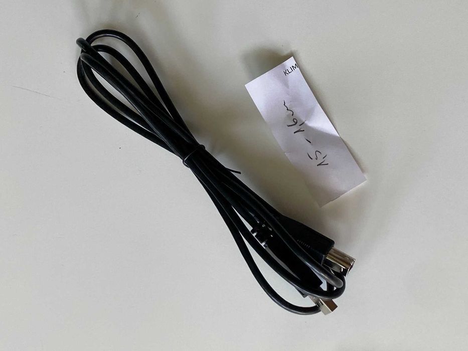 Kabel do drukarki przewód drukarkowy USB 2.0 A-B M/M 1,5 m czarny