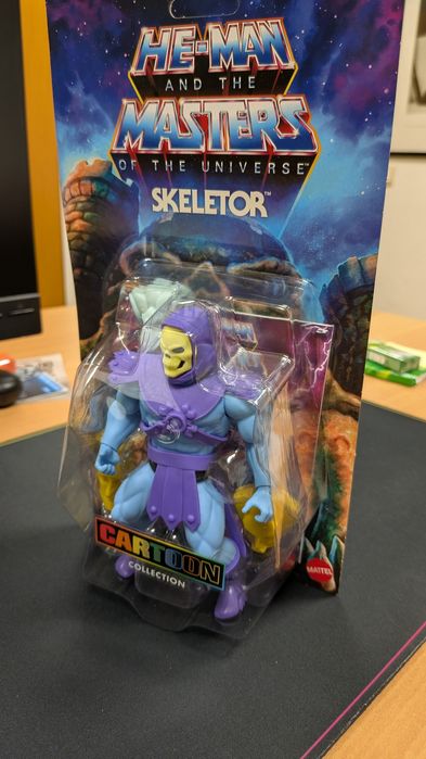 Masters of The Universe Skeletor Cartoon - Figura Nova e selada
