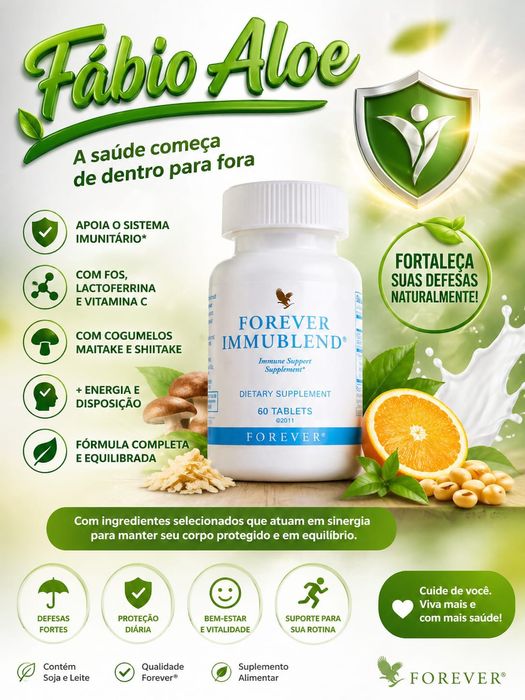 Forever ® Immubland •60 comprimidos (Reforce a sua imunidade)