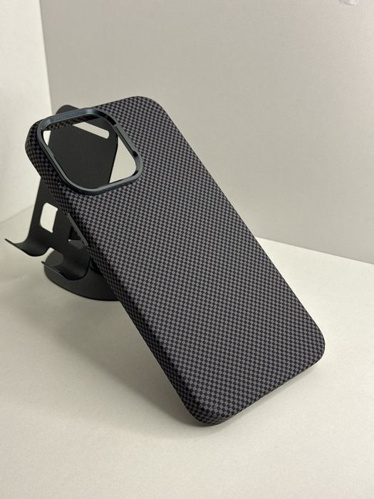 Каробоновый чехол на айфон 16 про макс MagSafe | Чохол айфон карбон