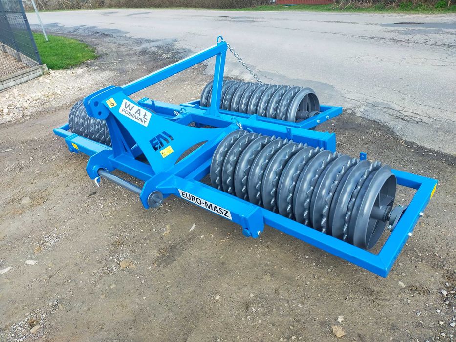 Wał posiewny 3m/3,4m EURO-MASZ pierścień 450/500/530 OD RĘKI