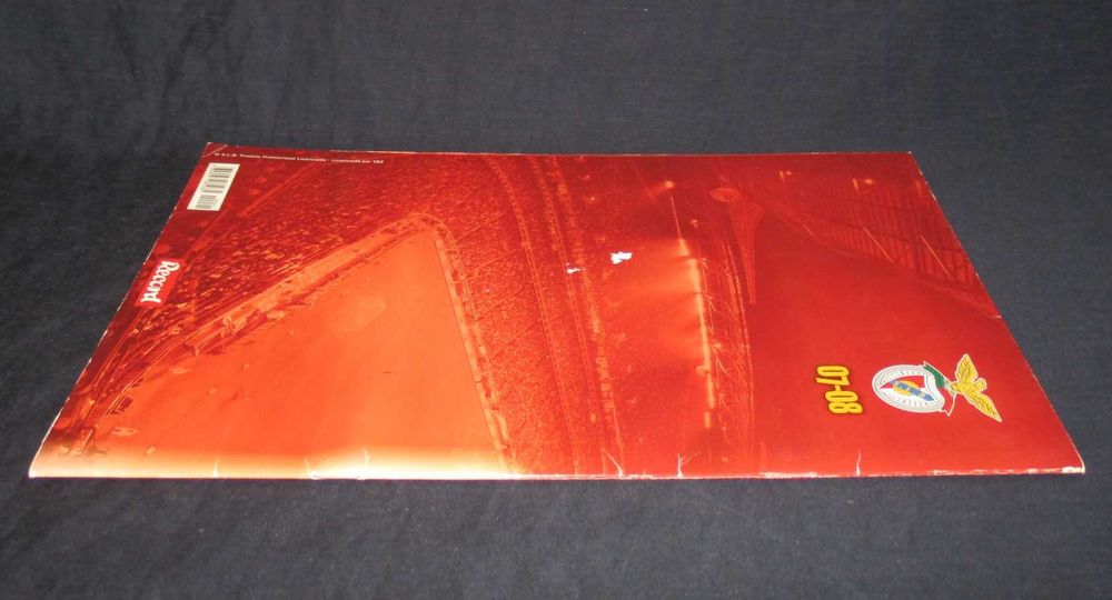 Álbum do Plantel 07 a 08 Benfica Completa