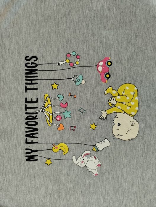 Футболка для вагітних/ футболка для беременных Defacto с  принтом