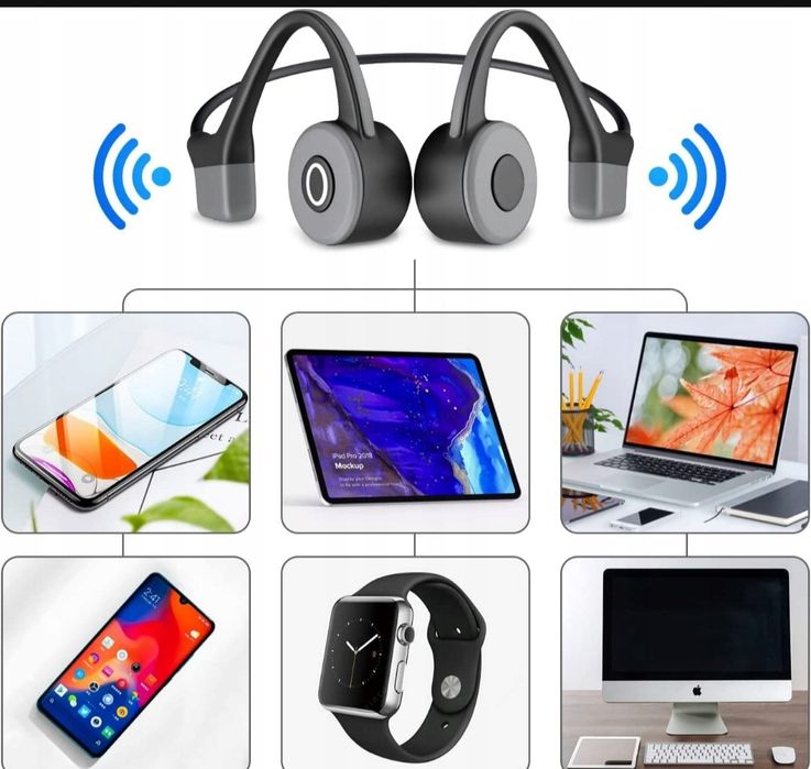 Słuchawki sportowe  Bone Conduction  OPEN-EAR BS01