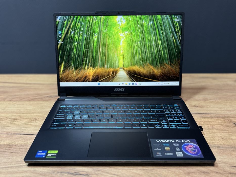 MSI CYBORG 15 /144 Hz /SSD 512 GB /RTX 4050 6 GB, i5‑12450H