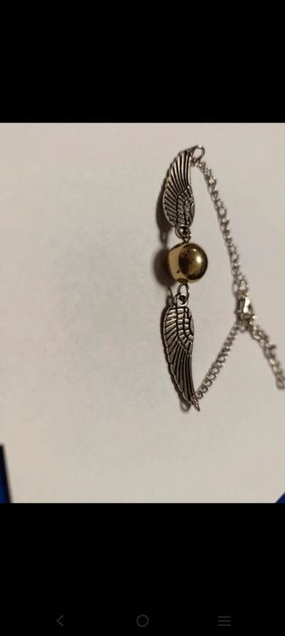 Bransoletka Harry Potter nowa złoty znicz prezent