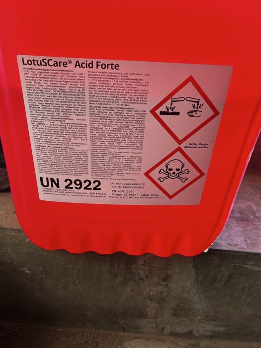 Промислова кислота LotusCare Acid Forte (Германія), — Очисник алюмінію, дисків, фур (екс-Wardox Forte)