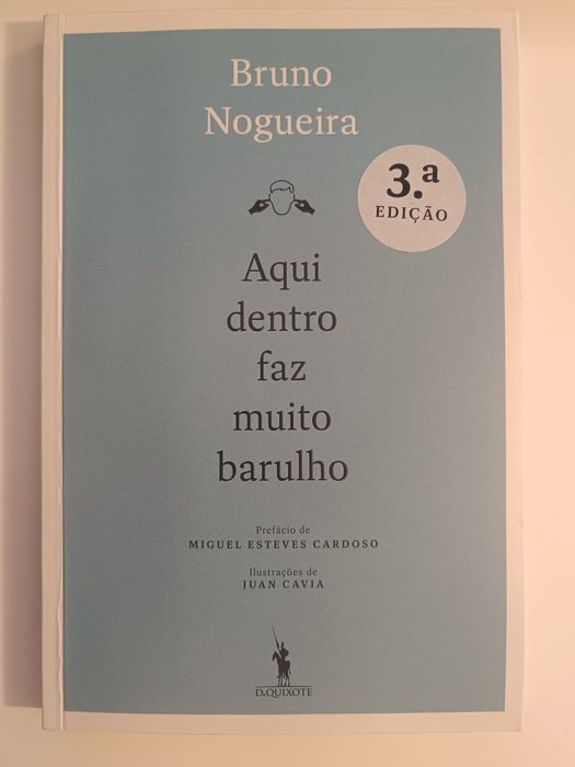 Livro Bruno Nogueira  "Aqui dentro faz muito barulho" Autografado !!