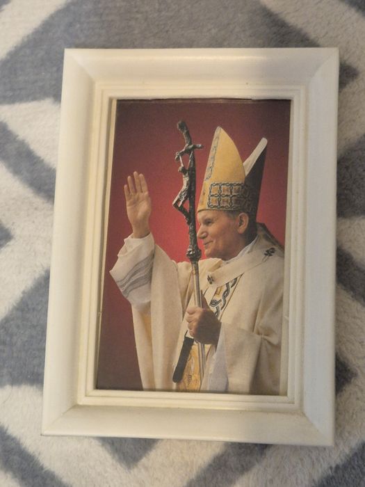 Obrazek z papieżem jp2 jan paweł II