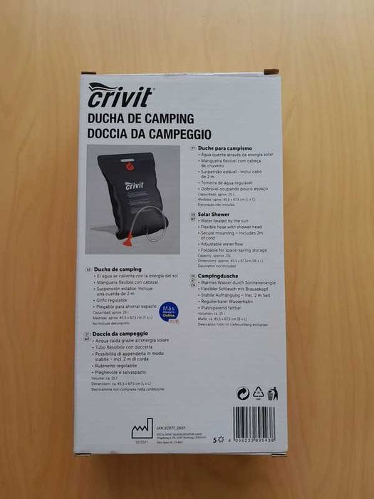 Duche para Campismo CRIVIT