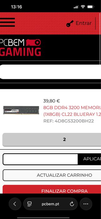 BlueRay DDR4 3200 CL22
