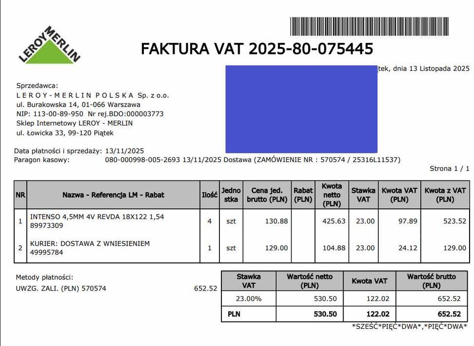 Panele winylowe SPC Revda Intenso Artens aw