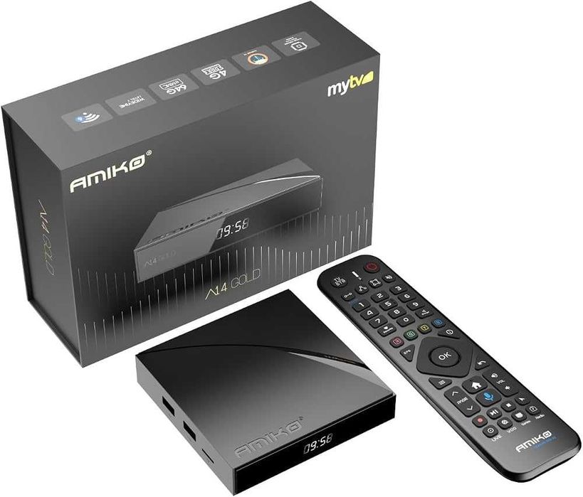AMIKO A14 Gold 4GB/64GB Wi-Fi 4K MyTV3