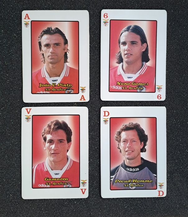 Benfica 97/98 - João Pinto, Nuno Gomes, Gamarra, Preud'Homme