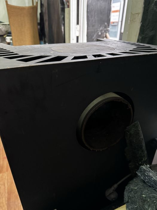 Німецький камін твердопаливний