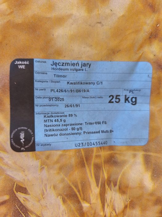 Jęczmień Tilmor młynkowany