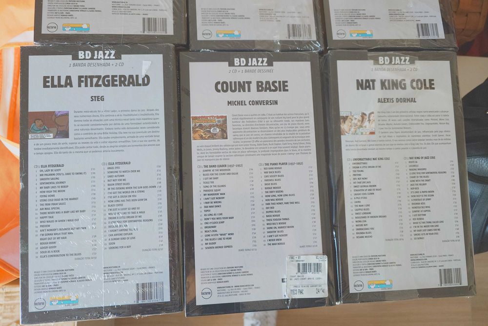 Colecção BD JAZZ (1 Banda Desenhada + 2 CD)