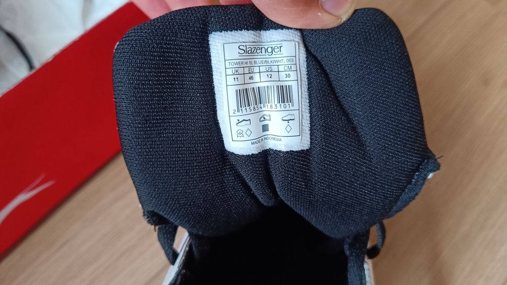 Buty Sneakersy sportowe wysokie meskie Slazenger rozmiar 46