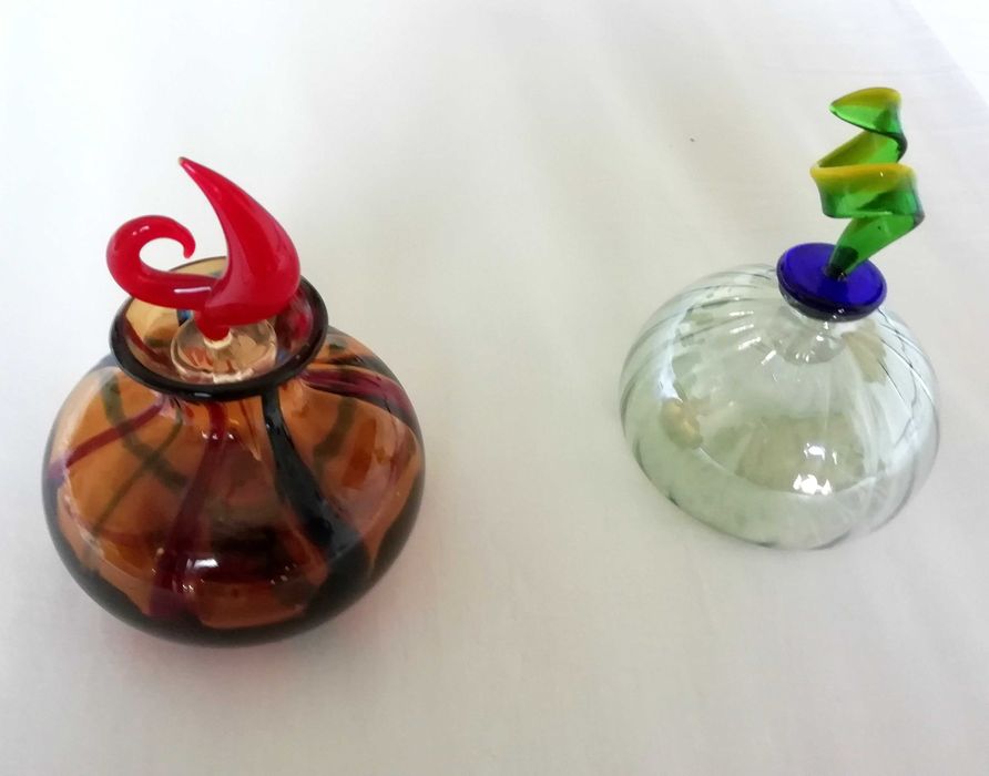 Frasco de Perfume antigo em Vidro Murano