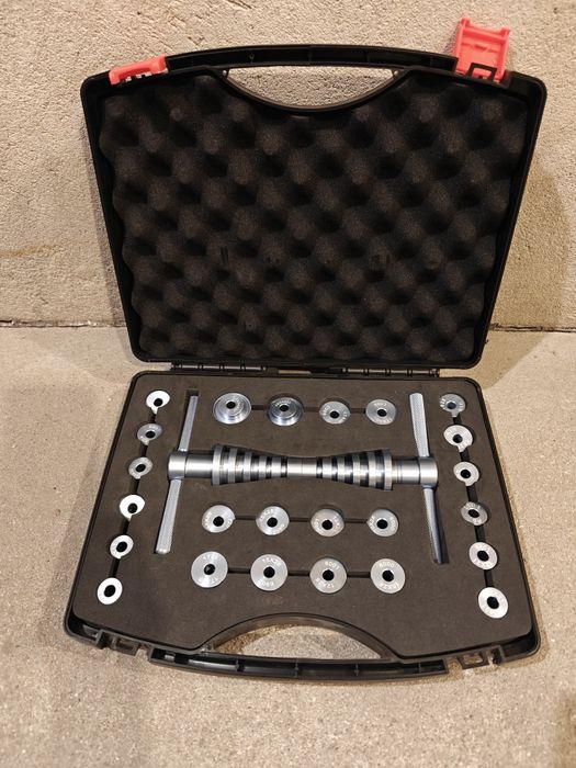 Zestaw prasa do łożysk rowerowych