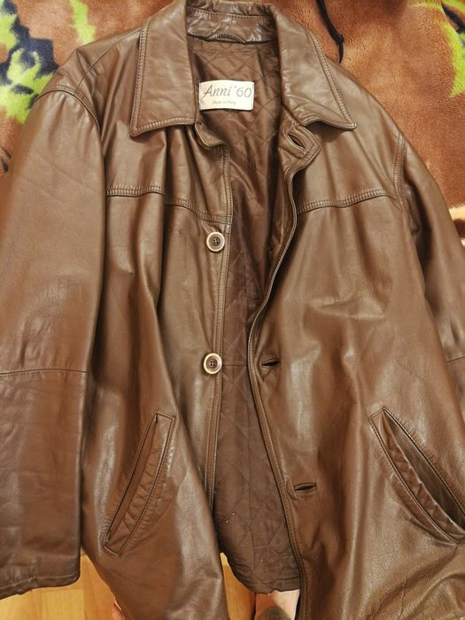 Кожаная мото куртка Anni 60