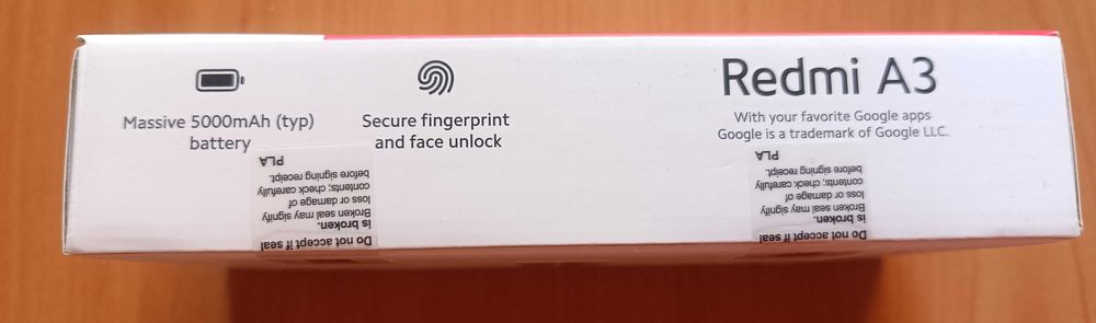 Xiaomi Redmi A3 4G 64GB novo por estrear, selado com garantia