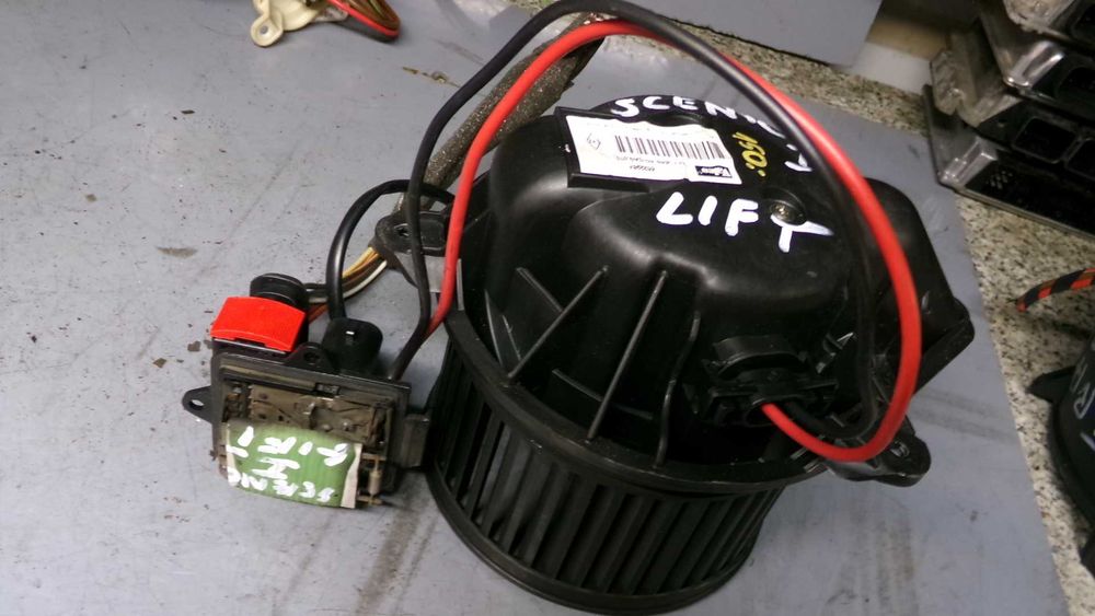 Gru5 Dmuchawa wentylator nawiewu + rezystor renault scenic I lift