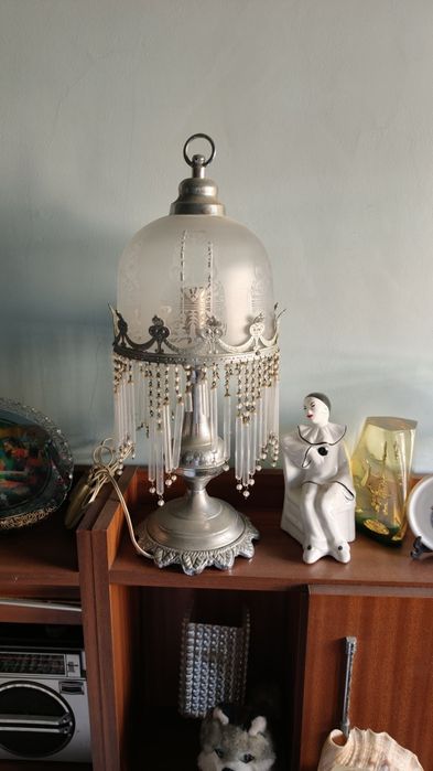 2 Candeeiros de mesa cabeceira a trabalhar vintage