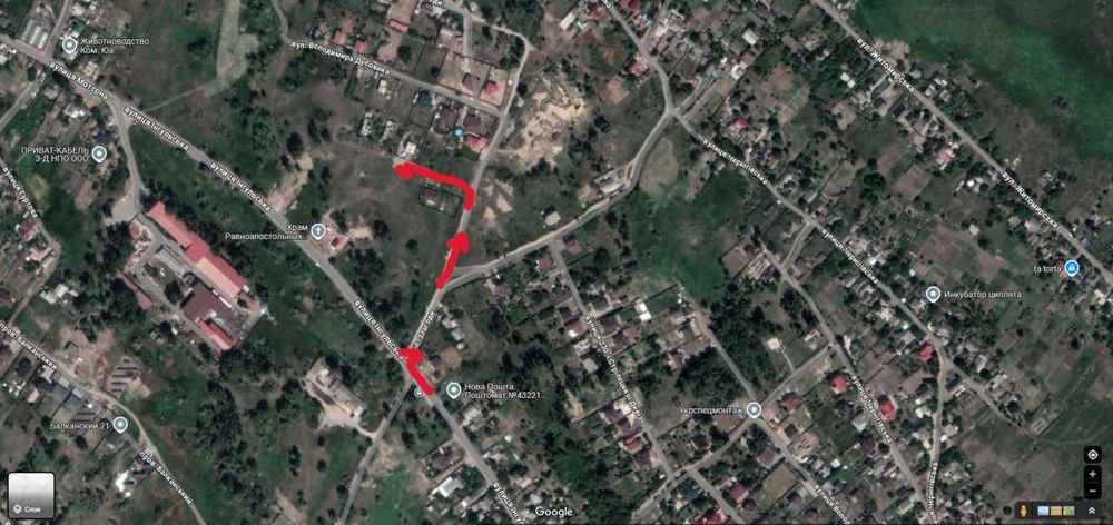 Продам земельну ділянку Лівий берег по вул. Злагода