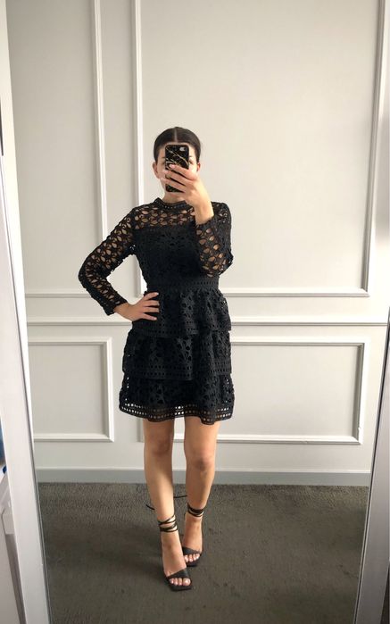 Mala czarna sukienka Polska produkcja r. S butik