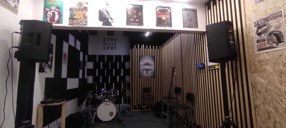Sala de ensaio para músicos