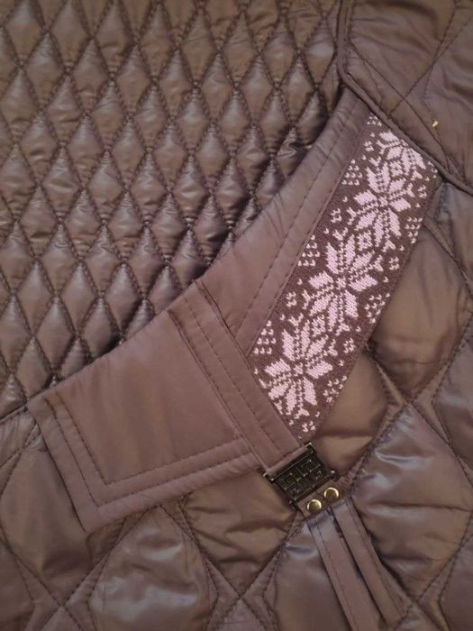 Пуховик-пальто Exclusive moda 62 Темно-бардовый