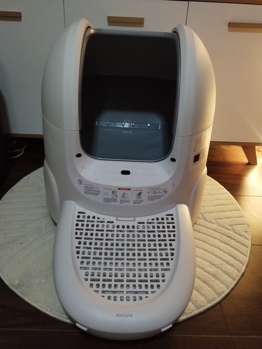 Nowoczesna samoczyszcząca kuweta dla kota AmiCura Cura  2 Led WiFi now