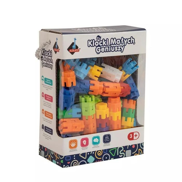 Klocki małych geniuszy - śrubki 150 elementów
