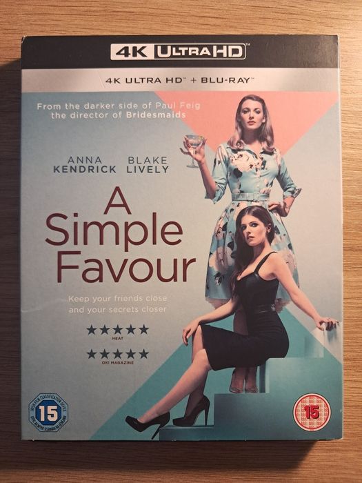 A Simple Favor | Kendrick | Lively | slipcase | 4K+Blu-ray
